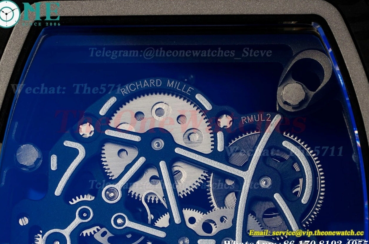 RM055 RU on NTPT Crown Red RMUL2 Clone Super ZF Red Strap Rubber 0406